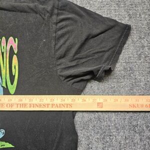 Cheech & Chong Graphic T-Shirt Mens XXL Black Psychedelic Bear Stoner Tee